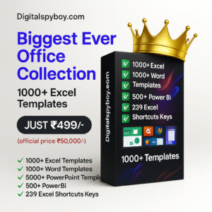 1000+ Excel Templates