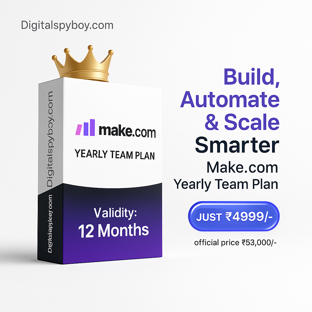 Make.com Yearly Team Plan β Build, Automate & Scale Smarter